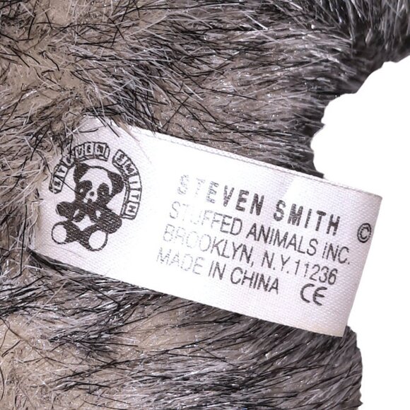 Steven Smith Gray Wolf Stuffed Plush Toy 6" - Picture 6 of 6